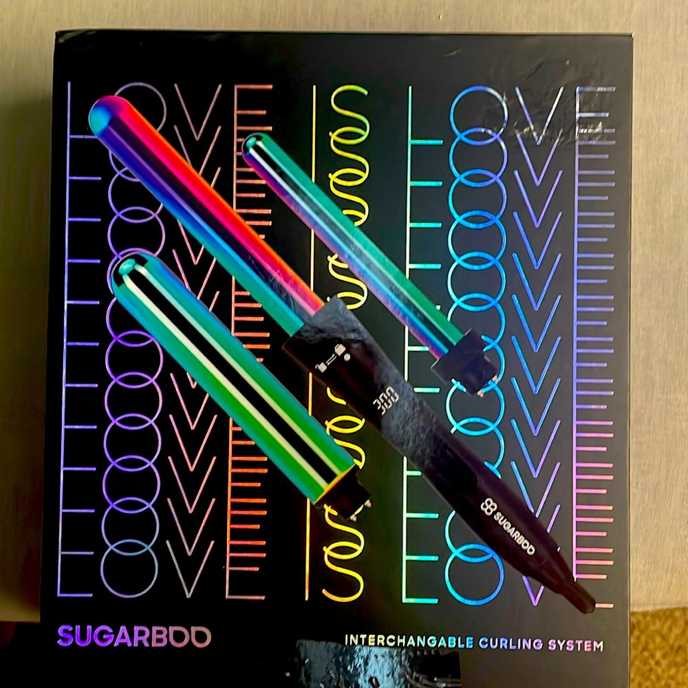 New Sugarboo 3 in 1 interchangeable curling system